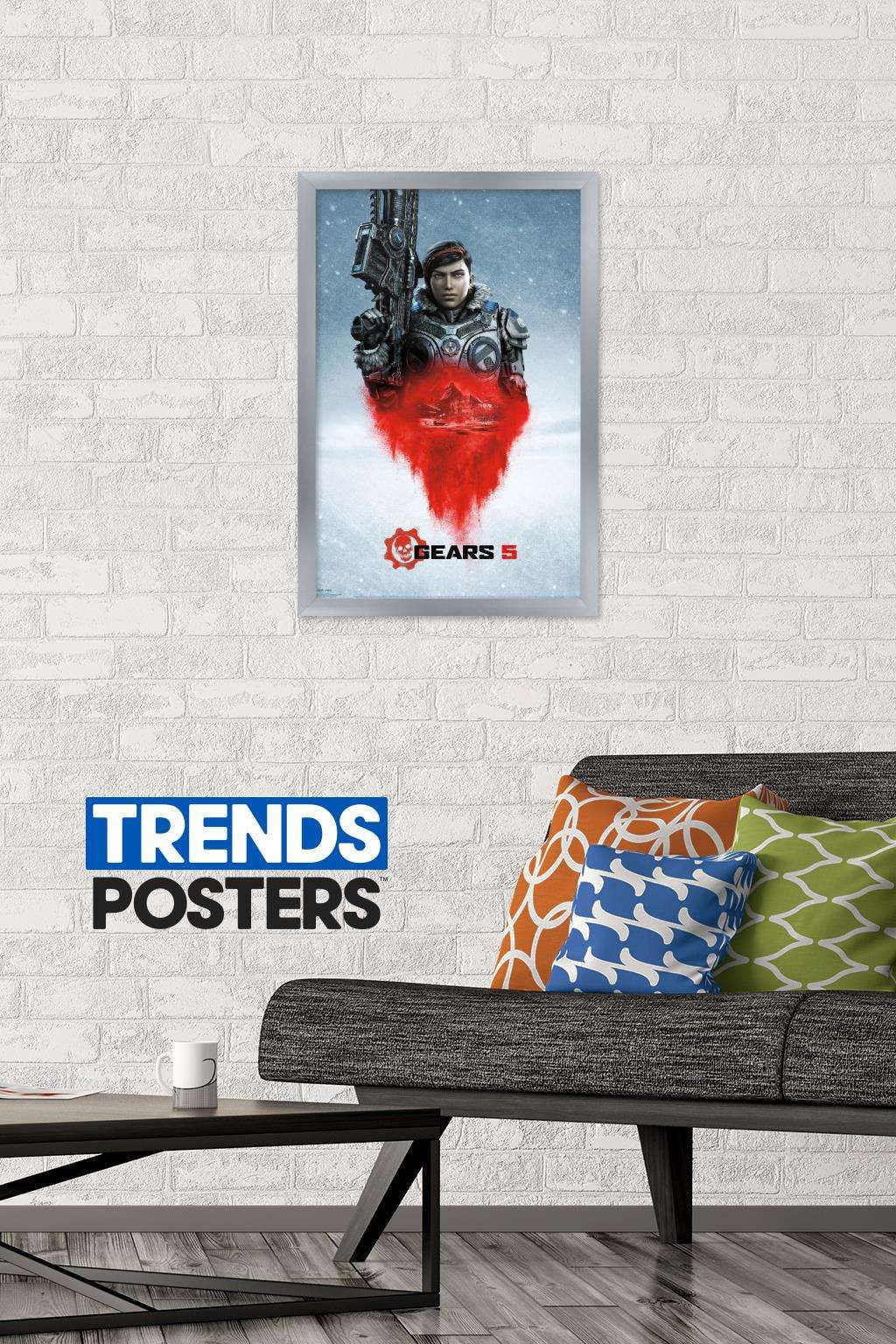 Gears 5 - Kait Diaz Wall Poster, 14.725" x 22.375", Framed
