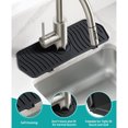 thumbnail image 3 of Mistaha Kitchen Sink Splash Guard Silicone Faucet Handle Drip Catcher Tray Faucet Absorbent Mat Sink Protectors for Kitchen Sink, Sink Mat for Bathroom, Farmhouse and RV Kitchen Sink Accessories, 3 of 7