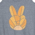 thumbnail image 3 of Instant Message - Peace Sign With Sun - Women's Racerback Tank Top, 3 of 6