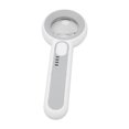 thumbnail image 1 of Handheld Magnifier, 11X Scratch Proof Lens Lighted Magnifying Glass Ergonomic Long Handle Lightweight 3 Levels Brightness with 10 LED for Reading for Coins, 1 of 7