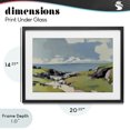 thumbnail image 4 of Stupell Industries Coastal Green Bay Breeze Black Framed Print Under Glass, 20 x 14, by Elara Yasna, 4 of 8