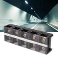 thumbnail image 1 of 200A 600V Dual Row Terminal Strip, High Current Screw Terminal Block with PC Shell for Lighting Power Distribution, 1 of 8