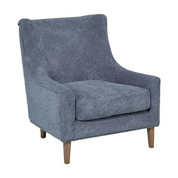 I Home Furnishings Aurora Hi-back Accent Chair - Sapphire