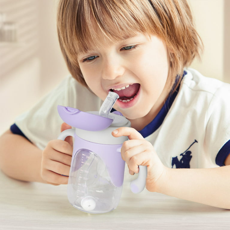 Sippy Cups with Spout & Weighted Straw