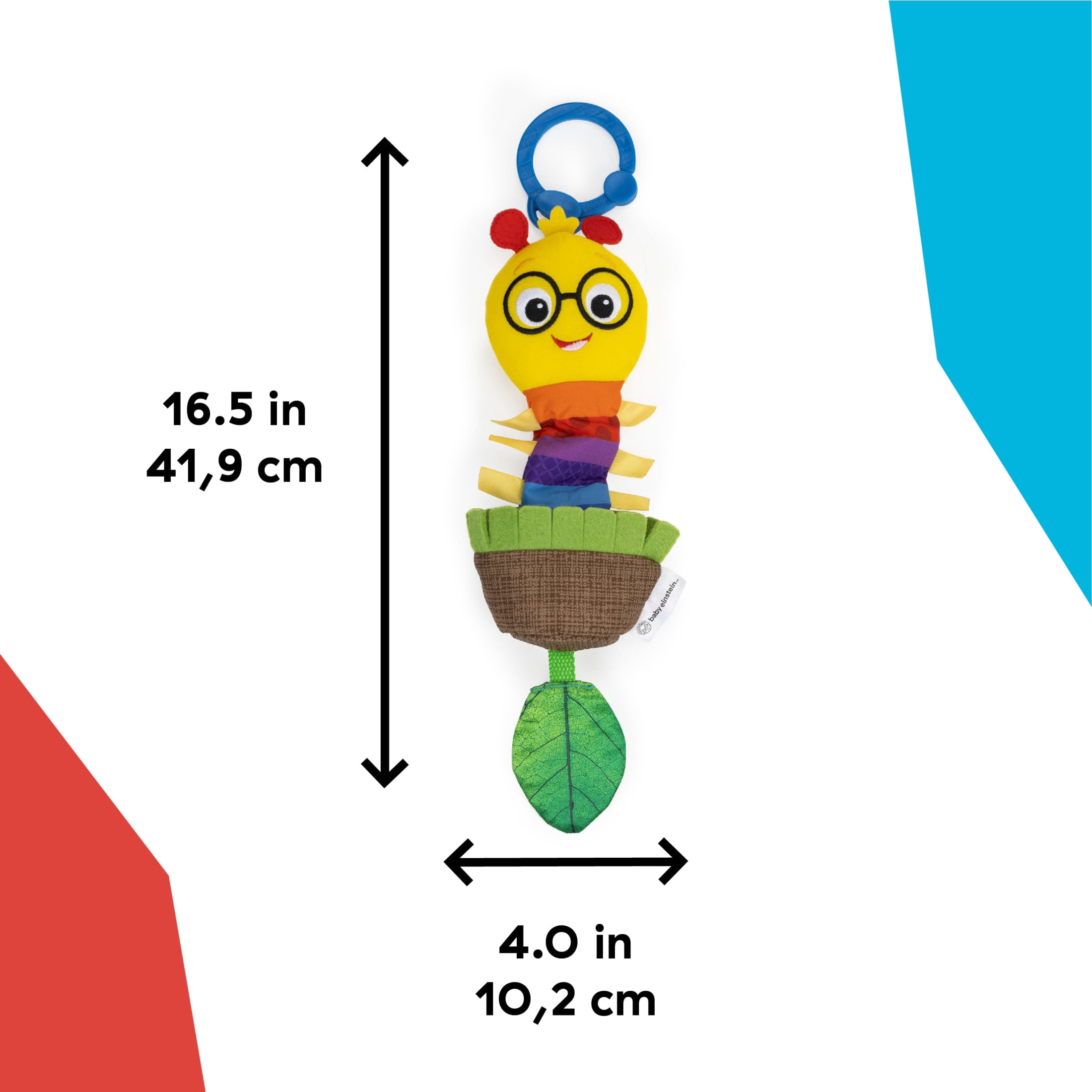 Baby Einstein Cal-a-Puller Pull & Shake Toy, Ages 0+ Months