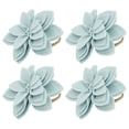 thumbnail image 2 of Saro Lifestyle Felt Blossom Napkin Ring (Set of 4), 2 of 3