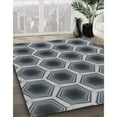 thumbnail image 3 of Ahgly Company Machine Washable Indoor Round Transitional Gray Cloud Gray Area Rugs, 3' Round, 3 of 7