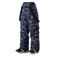 thumbnail image 4 of oqasdz Cargo Pants for Men for Skiing Snowboarding Winter Outdoor Activities Windproof Insulated Cold Weather Gear Warm Ski Pants, 4 of 5