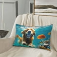 thumbnail image 5 of Daiia Dog Underwater Adventure Bedding Waterproof Pillow Protector Zippered Queen – Bed Bug Proof Pillow Encasement-16"x24", 5 of 6