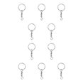thumbnail image 2 of Guardurnaity Llaveros Tornillo a granel Ojo Pasadores Gancho Enlace de metal Llaves de coche Anillo Herramientas colgantes Bucles Etiqueta Ropa, zapatos y accesorios Miscelánea anillo en relieve, 2 of 6