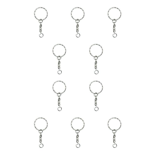 Guardurnaity Llaveros Tornillo a granel Ojo Pasadores Gancho Enlace de metal Llaves de coche Anillo Herramientas colgantes Bucles Etiqueta Ropa, zapatos y accesorios Miscelánea anillo en relieve
