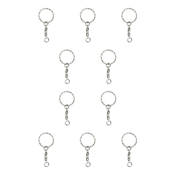 Guardurnaity Llaveros Tornillo a granel Ojo Pasadores Gancho Enlace de metal Llaves de coche Anillo Herramientas colgantes Bucles Etiqueta Ropa, zapatos y accesorios Miscelánea anillo en relieve