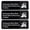 Black/White, variant on Excello Global Products Employees Must Wash Hands Indoor Wall Sign, 9' x 3', Black/White, 3/Pack (EG
