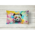 thumbnail image 2 of Carolines Treasures DAC4017PW1216 16 x 12 in. Unisex Hippie Animal Panda Polyester Fabric Throw Pillow, 2 of 4
