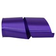 thumbnail image 1 of Reliant Ribbon 4700-914-10K 4 in. 50 Yards Single Face Satin Allure Ribbon, Regal Purple, 1 of 3