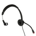 3.5mm Telephone Headset Noise Cancelling Unilateral Corded Customer