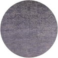 thumbnail image 1 of Ahgly Company Machine Washable Indoor Round Industrial Modern Viola Purple Area Rugs, 8' Round, 1 of 7