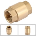 thumbnail image 3 of DN20 3/4" NPT en Ligne Clapet Anti-Retour Laiton Ressort Chargé en Ligne 200PSI, 3 of 8