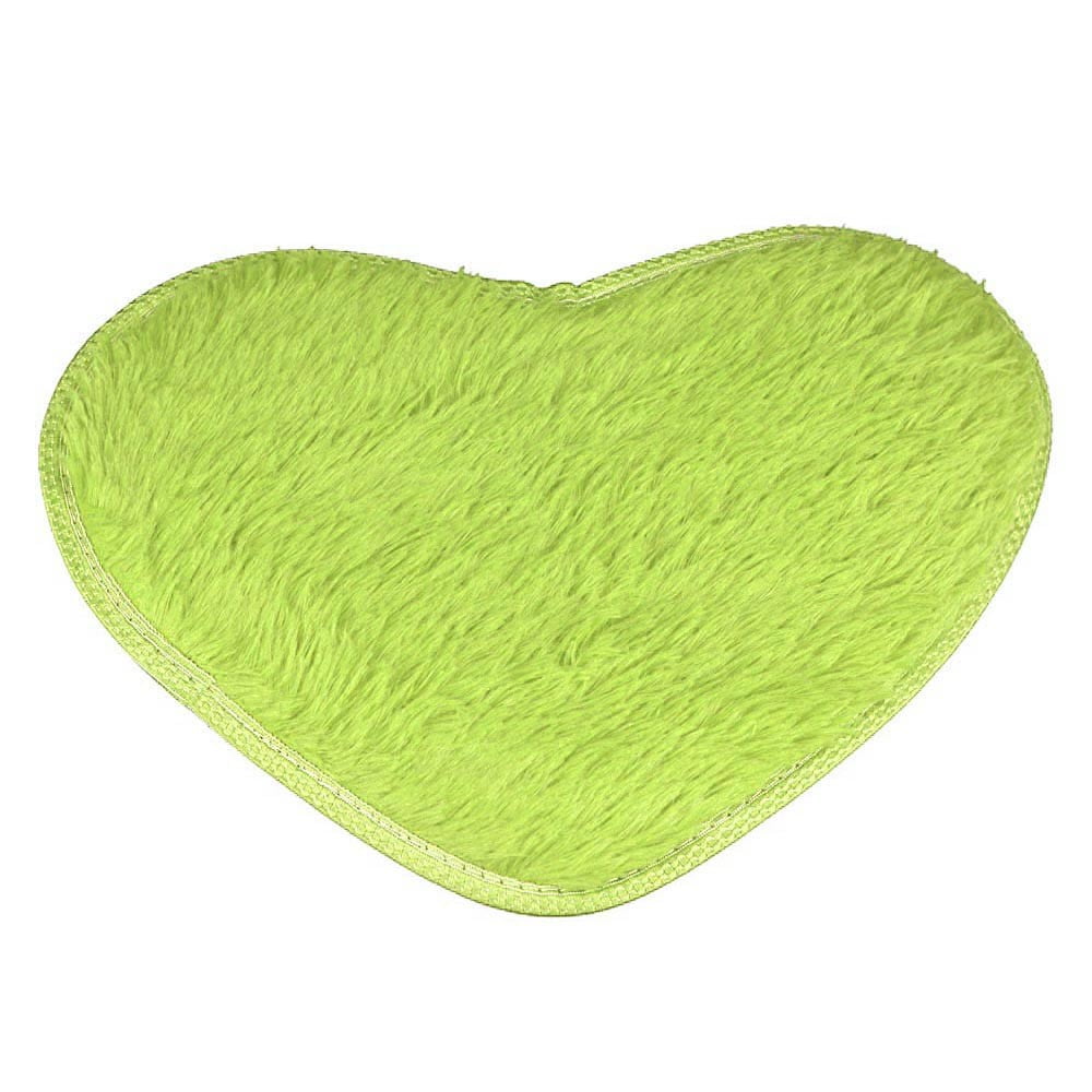 JINCHANG Home Decor 40x28cm Heart Shaped Fluffy Area Rug For Bedroom