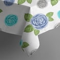 thumbnail image 5 of Pioneer Flower Floral Print Pattern Square Tablecloth, Waterproof Wipeable Spillproof Washable Table Cover for Home Kitchen Party Decor, 42"x42", 5 of 6
