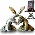 thumbnail image 1 of Single Twin Flame Dragon Book Stand - Fantasy Display, 1 of 8