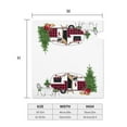 thumbnail image 5 of Fotbe Vintage Buffalo Plaid Christmas Camper Mailbox Covers Post Letter Box Cover Garden Decor Standard Size-21x18 in, 5 of 9