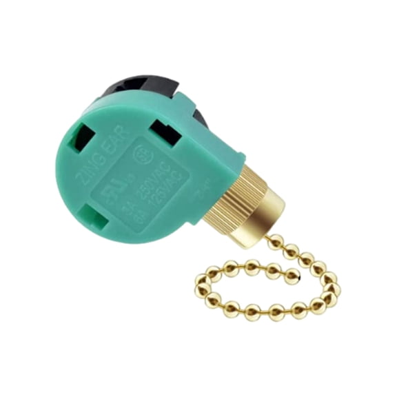 HomelyJoy Ceiling Fan Light Switch Replacement, Adjustable Speed Pull Chain Control for Ceiling Fan, Universal Repair Part for Home DIY, 1.5x1.1 in