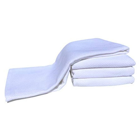 Williams-Sonoma All Purpose Pantry Towels, Kitchen Towels, Set of 4, White, 100% Cotton