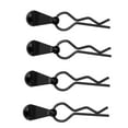 thumbnail image 3 of RC Corps Clip Pin, Acier Inoxydable Durable 4Pcs Haute Résistance Noir RC Voiture R Clips pour 1/8 Voitures RC pour 1/10 Voitures RC Rouge, Bleu, Noir, 3 of 8