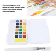 thumbnail image 3 of Watercolor Paint Set, Bright Colors Portable Easy To Dissolve Multi Functional Professional Watercolor Paint Set Washable Humanized  for Sketching, 3 of 7