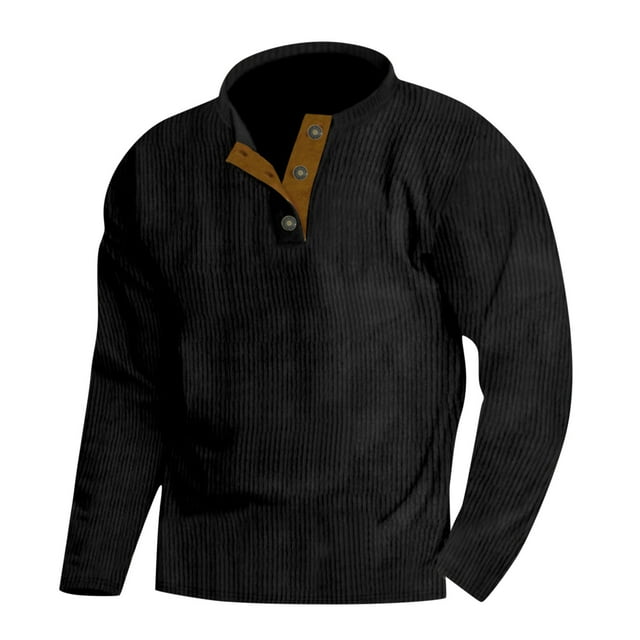 pstuiky top de hombre Sudadera con capucha y bolsillo, color liso, corte medio, cremallera media, para hombre, manga larga, sin capucha, informal, para exteriores, chaquetas