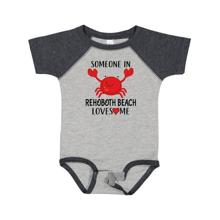 

Inktastic Someone in Rehoboth Beach Loves Me Gift Baby Boy or Baby Girl Bodysuit