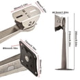 thumbnail image 2 of Efficient Alloy Wall Bracket for Starlink For Mini Mount Kit Adjustments, 2 of 8