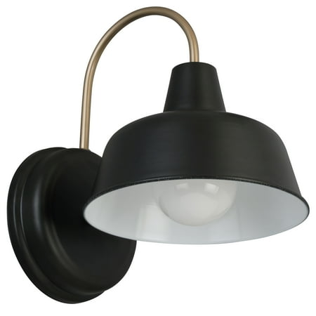 

Design House Mason Indoor/Outdoor Wall Light in Matte Black and Gold