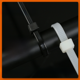 thumbnail image 4 of Brida de nailon para cables de plástico de color blanco y negro enrollada con cinta de 3 x 100 x 150 x 4 x 200 x 250 x 5 x 8, 4 of 5
