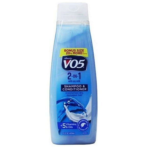 DDI 2383202 VO5 Moisturizing 2-in-1 Shampoo & Conditioner with Soy Milk - 15 oz - Case of 24