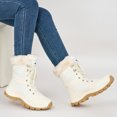 thumbnail image 6 of Ecetana Snow Boots for Women Faux Fur Cozy Warm Winter Boots Waterproof Outdoor Shoes for Walking Hiking, 6 of 7