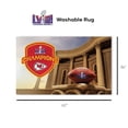 thumbnail image 4 of The Northwest Group  Kansas City Chiefs Super Bowl LVIII Champions 36" x 62" Washable Rug, 4 of 4
