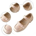 thumbnail image 5 of Mepaouo Girls School Mary Janes Uniform Casual Flats Dress Shoes Square Toe Chunky Heels Kids Loafers, 5 of 7