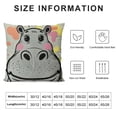 thumbnail image 5 of ONETECH Cartoon Animal Pillow Covers Pillowcase Throw Pillow Covers Set Throw Cushion Case for Sofa Couch Home Decor School Cushion Case, 5 of 5