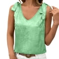 thumbnail image 2 of Amkhujs Womens Tank Tops Casual Sleeveless Shirts V Neck Tops Vacation Summer Outfits, 2 of 9