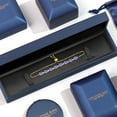 thumbnail image 5 of Gem Stone King 18K Yellow Gold Plated Silver Blue Tanzanite Tennis Bracelet for Women (6.00 Cttw, Gemstone December Birthstone, Oval 7X5MM, Fully Adjustable up to 9 inch), 5 of 6