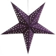 thumbnail image 4 of Purple Harmony 5 Pointed Paper Star Lantern with 12 Foot Power Cord Included, 4 of 4