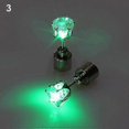 thumbnail image 5 of Pendientes de diamantes de imitación con luz LED Farfi, accesorios para fiestas de baile y Navidad, color rosa, 5 of 5