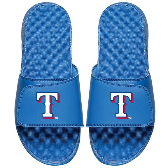 Youth ISlide Royal Texas Rangers Alternate Logo Slide Sandals