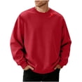 thumbnail image 1 of Ceisia Men's Valentine's Day Heart Print Sweatshirt | Relaxed Winter Casual Pullover Gift, 1 of 5