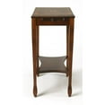 thumbnail image 2 of HomeRoots 488958 25 x 12 x 18 in. Medium Brown Manufactured Wood Rectangular End Table with Shelf, 2 of 5