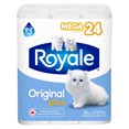 thumbnail image 1 of Royale Original Plus Bathroom Tissues, 24 mega rolls x 323 sheets, 1 of 2