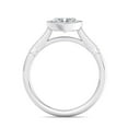 thumbnail image 2 of Oryn Jewel Women's 1.9 Ct Lab Created Diamond Ring - Heart Cut Solitaire with Accents Engagement Ring - 14K White Gold Over Ring - Trendy Jewelry Gift for Her - Daily Wear Diamond Ring, 2 of 6