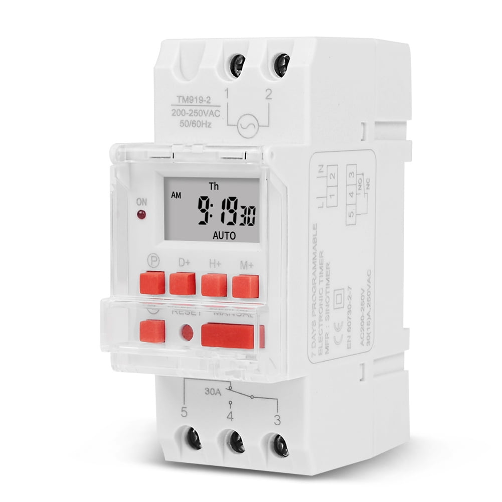220V Digital Electric Durable Programmable Smart Control Switch Timer Household 220V Digital Electric Durable Programmable Smart Control Switch Timer Household
